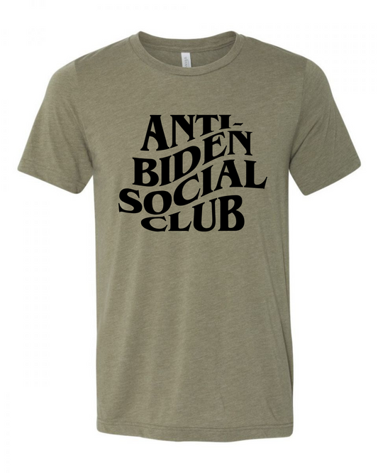 anti biden social club shirt