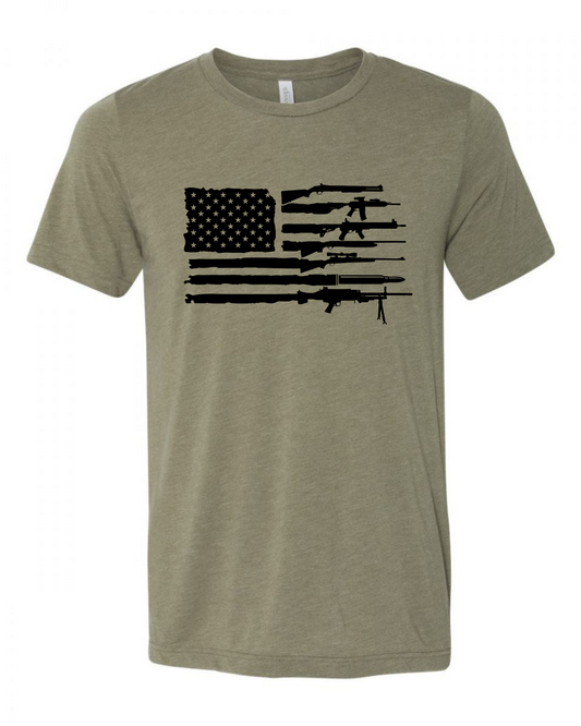 american flag tee