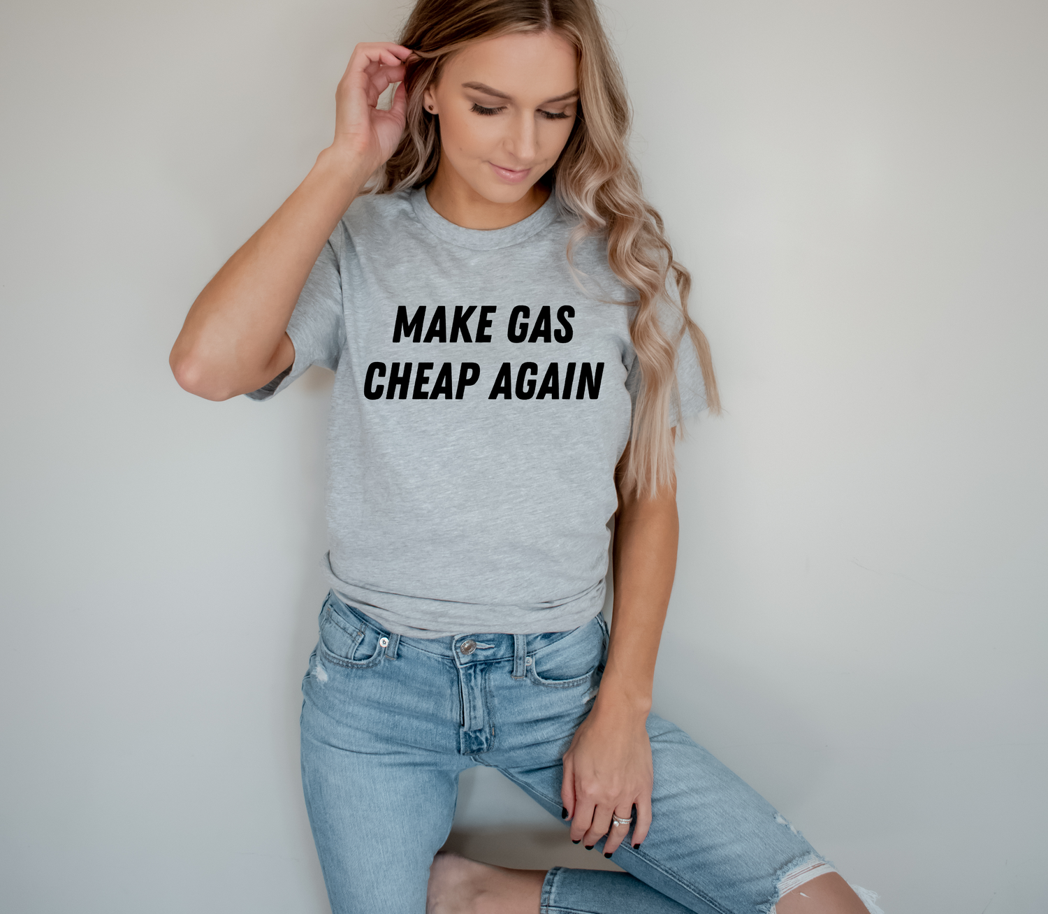 make gas cheap again graphic tee