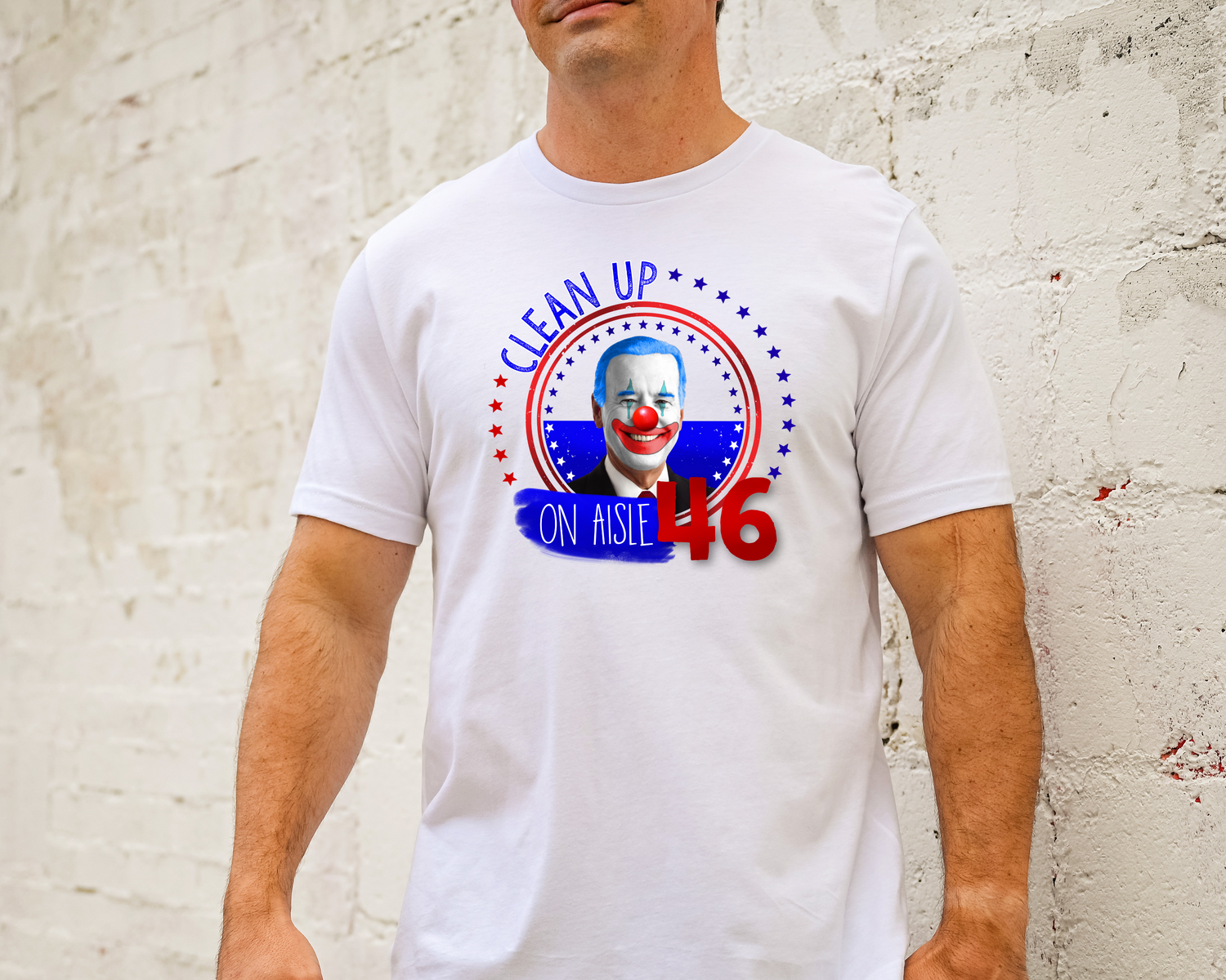 clean up on aisle 46 graphic tee